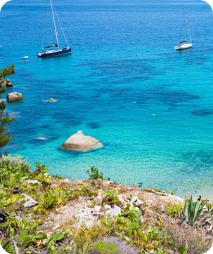 La costa e l'Argentario